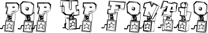 Pop Up Fontio Font