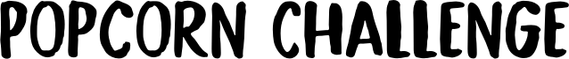 Popcorn Challenge Font