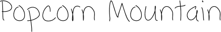 Popcorn_Mountain--Condensed_Thin.otf