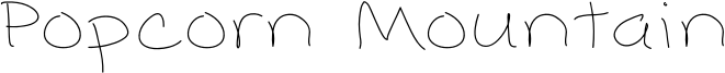 Popcorn_Mountain--Standard_Thin.otf