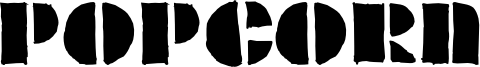 Popcorn Font