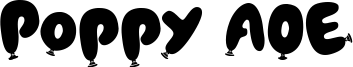 Poppy AOE Font