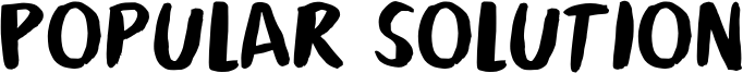 PopularSolutionDEMO-Regular.otf