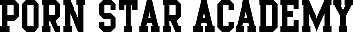 Porn Star Academy Font