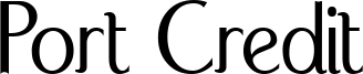 Port Credit Font