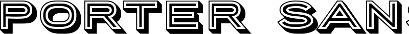 Porter Sans Block Font