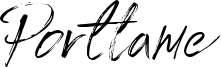Portlame Font