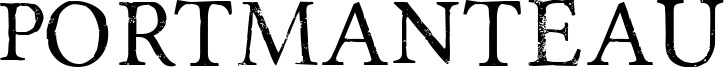 Portmanteau Font