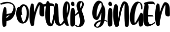 Portuis Ginger Font