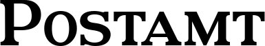 Postamt Font