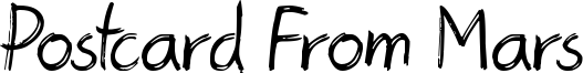 Postcard From Mars Font