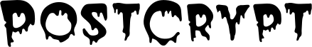 PostCrypt Font