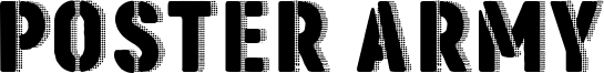 Poster Army Font