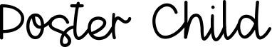 Poster Child Font