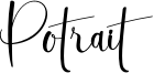 Potrait Font