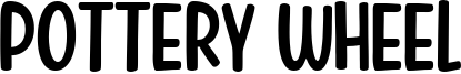 Pottery Wheel Font