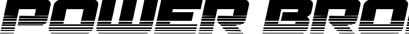 Power Broker Font