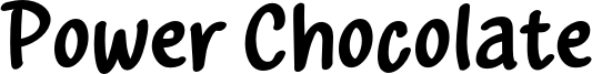Power Chocolate Font