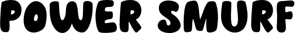 Power Smurf.otf