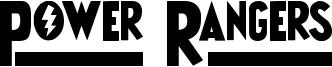 Power Rangers Font