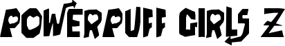Powerpuff Girls Z Font