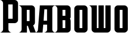 Prabowo Font