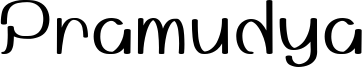 Pramudya Font