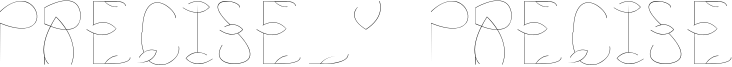 Precisely Precise Font