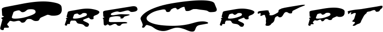 PreCrypt Font