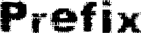 Prefix Font