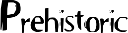 Prehistoric Font