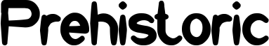 Prehistoric Font