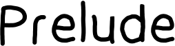 Prelude Font