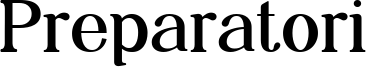 Preparatori Font