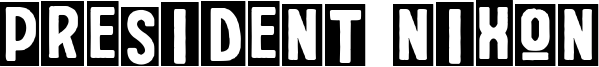President Nixon Font