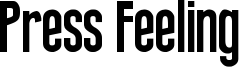 Press Feeling Font