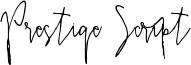 Prestige Script Font
