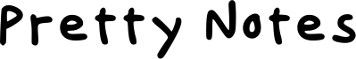 Pretty Notes Font