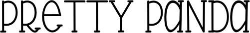 Pretty Panda Font