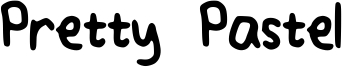 Pretty Pastel Font