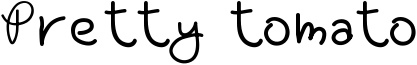 Pretty tomato Font