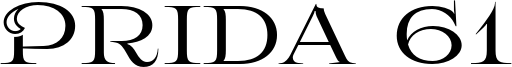 Prida 61 Font