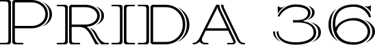 Prida 36 Font