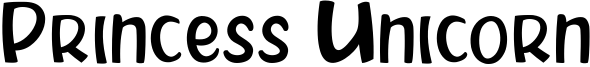 Princess Unicorn Font