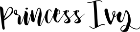 Princess Ivy Font