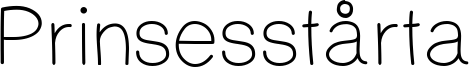 Prinsesstårta Font