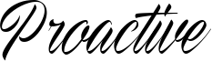 Proactive Font