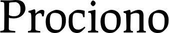 Prociono Font