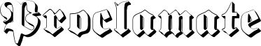 proclamate embossed.ttf