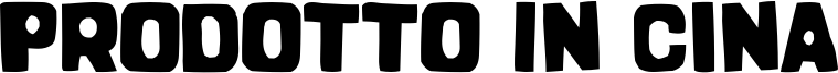 Prodotto In Cina Font